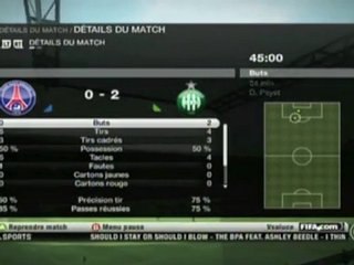 [FIFA 10] Journée 1 > PSG - ASSE saison 2010-2011