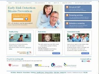 Life Line Screening - New Website Features