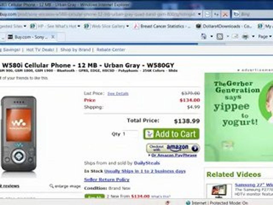 sony ericsson 580i - Tips to finding the best deal on a sony