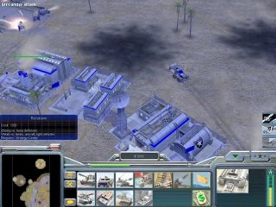 Command & Conquer Generals Heure H - USA Mission 4 (Part1/3)