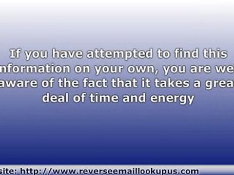 Reverse Email Lookup - Trackthat Invasive Email Address