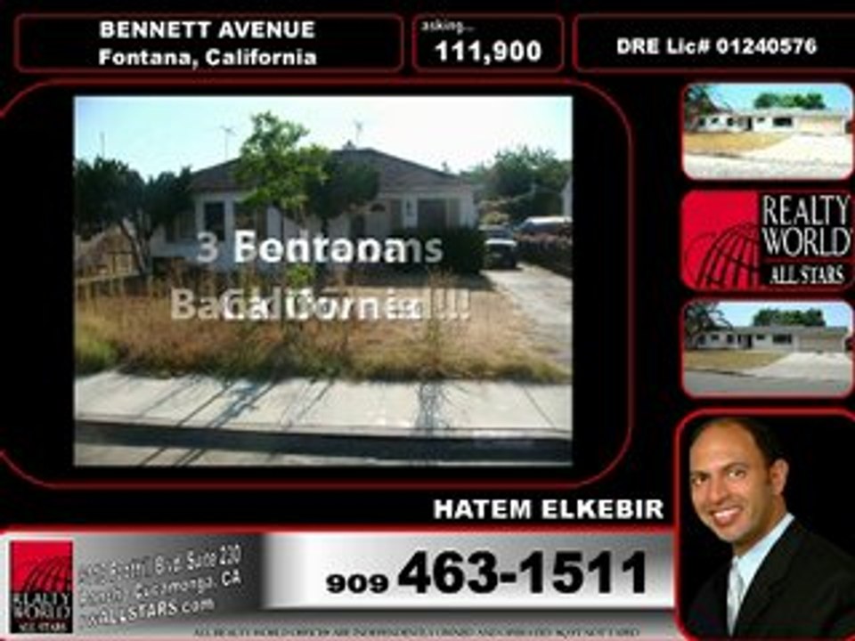 Fontana House For Sale On Bennett by Hatem Elkebir