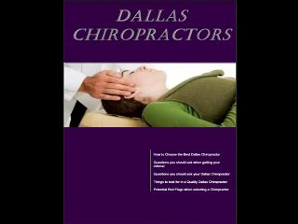 Dallas Chiropractor-Dallas Chiropractics