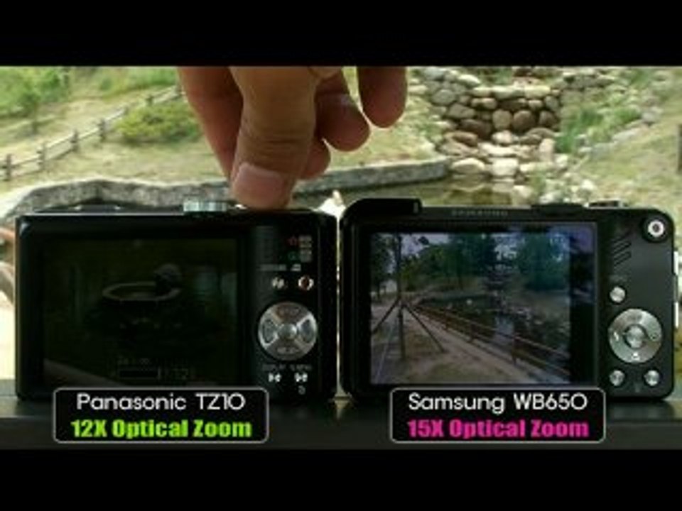 Samsung WB650 vs Panasonic TZ10