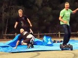 TARP SURFING with a surfing world champ!