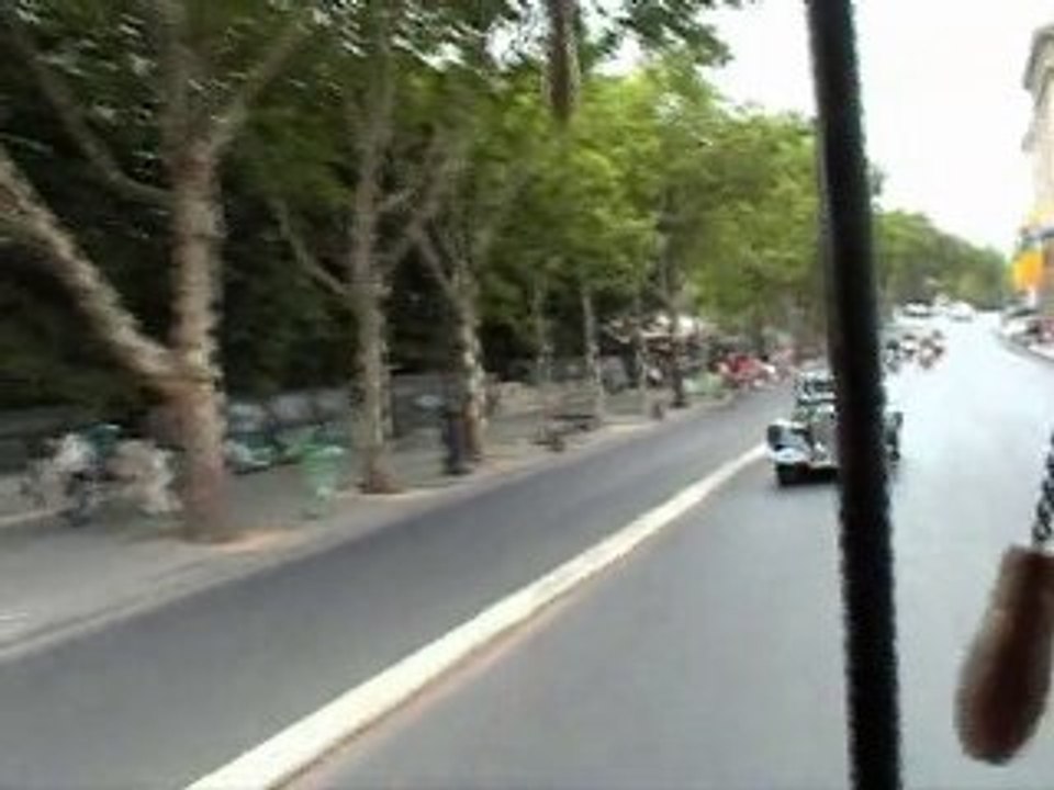 Traversée Paris 1er Août 2010 départ depuis Vincennes.