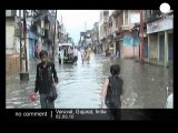 Flood in India's western Gujarat state - no comment