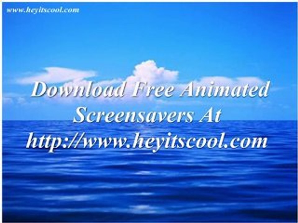 Download Free Animated Cloudsin Ocean Screensavers