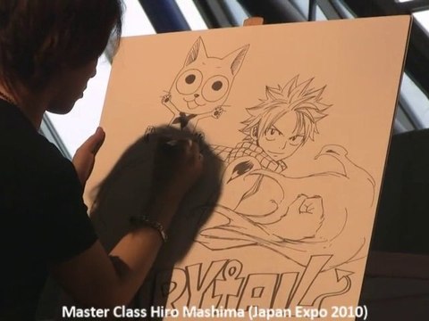 Master Class Hiro Mashima (Fairy Tail) à Japan Expo 2010