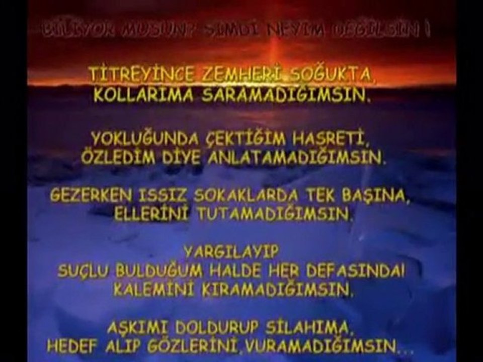 Sen Benim Neyim Değildin Ki!!