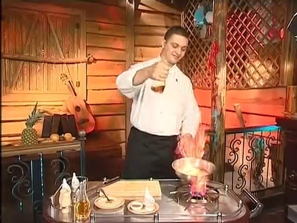 Жареные бананы Фламбе по-кубински