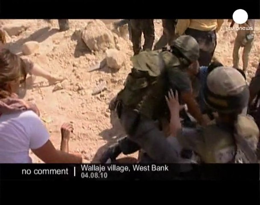 West Bank: protest against the construction... - no comment