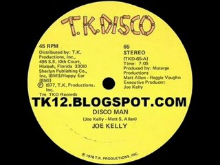 JOE KELLY - DISCO MAN - 1977 TK