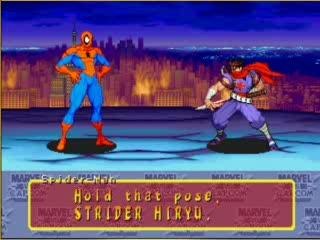 Marvel vs capcom cps2 Spiderman
