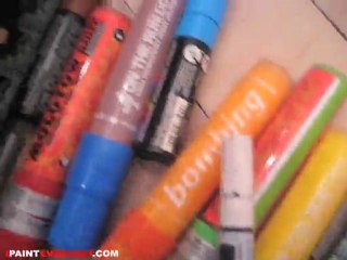 final face with many colours / ipainteveryday 233 /ottograph