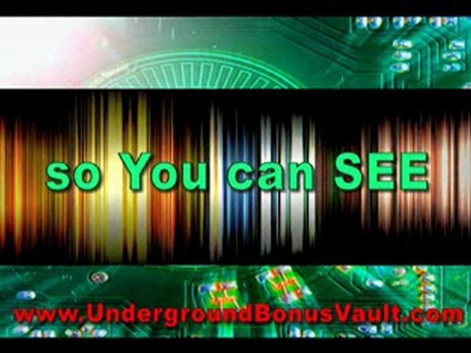 Underground Bonus Vault for Internet Marketing Product Laun