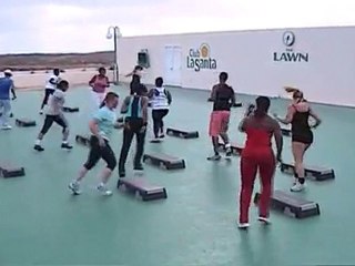 RIP Fitness at  La Santa Lanzarote - Step aerobics routine