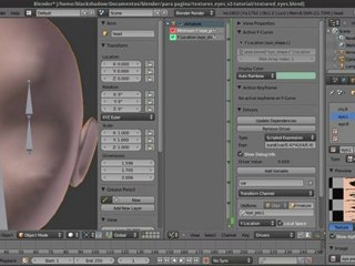 Blender - Textured Eyes with Drivers v2 - Tutorial Part 2/3
