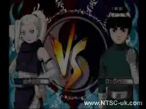 naruto 2 sur game cube ino vs rock lee