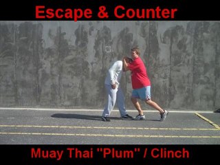 Muay Thai Clinch Escape from Plum by Roadwork Training