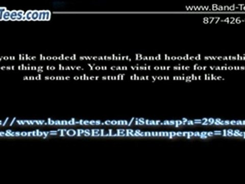 Best Band hooded Sweatshirts