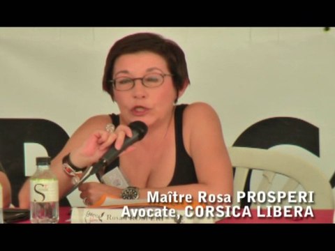 Intervention de Rosa PROSPERI Ghjurnate Internaziunale 2010