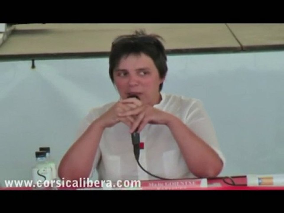 Discours de Maite GOIENTXE (Batasuna) Ghjurnate 2010