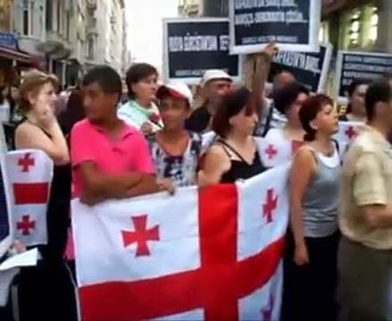 Rus-Gürcü Savaşı Basın Açıklama / Gürcü Kültür Merkezi/ 2010