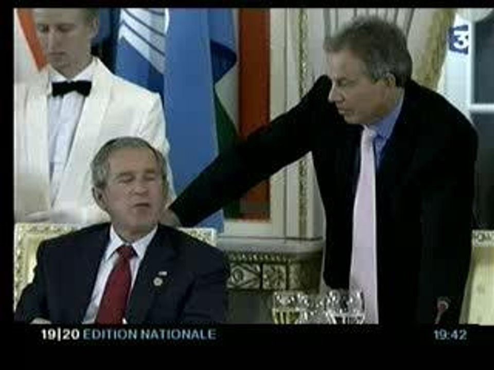 Bush G8 saint petersbourg
