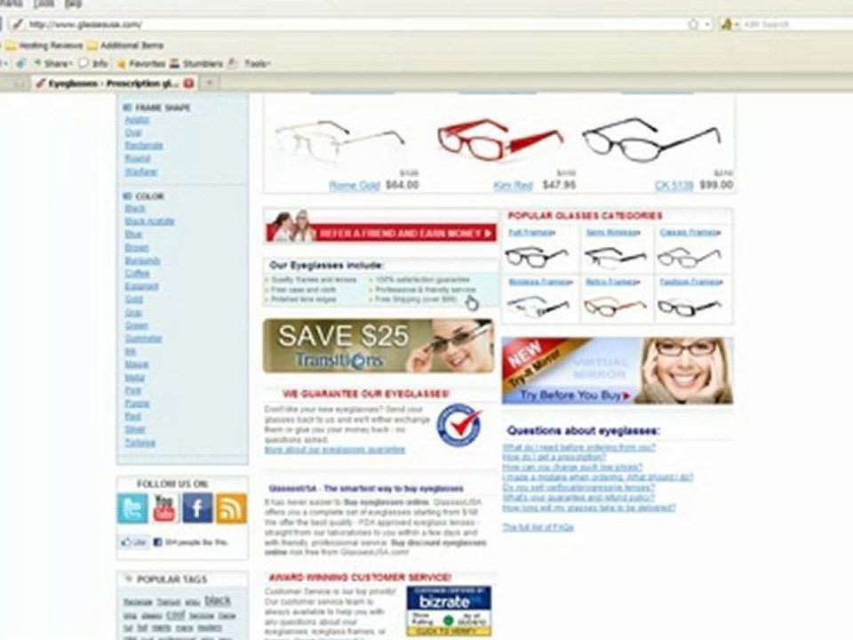 Eye Glasses | Sun Glasses | Transition Lenses