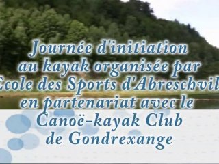 Journée kayak sur le plan d'eau d'Abreschviller