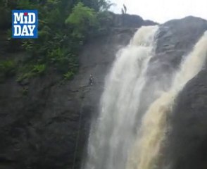 Play hide and seek with 300 ft Dabhosa waterfall