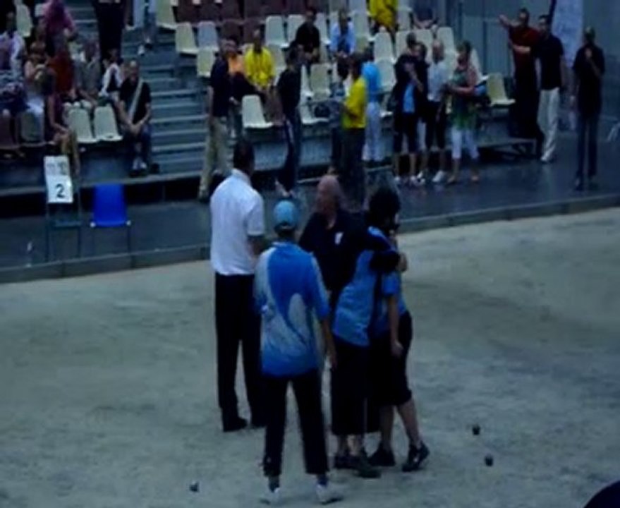 Les Champions de FRANCE DOUBLETTES MIXTES à Pétanque 2009