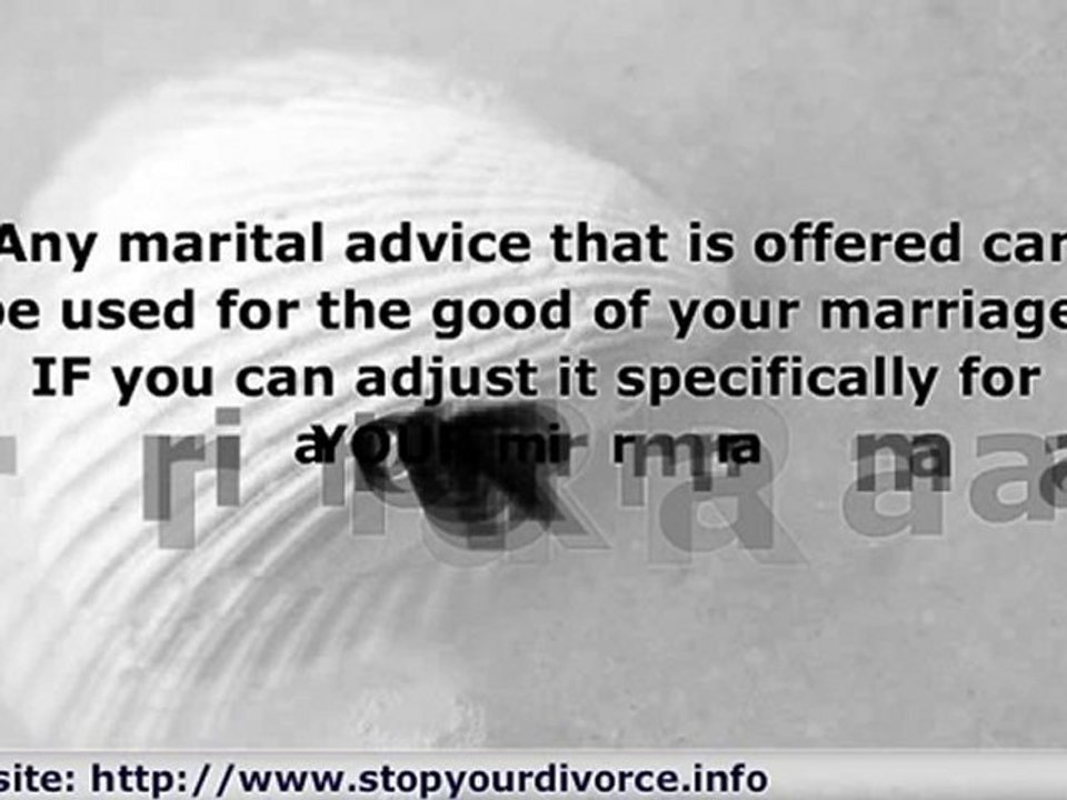 Is it Possible to Find Marriage Advice That Will Actually He