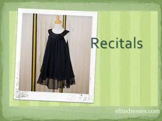 black flower girl dresses