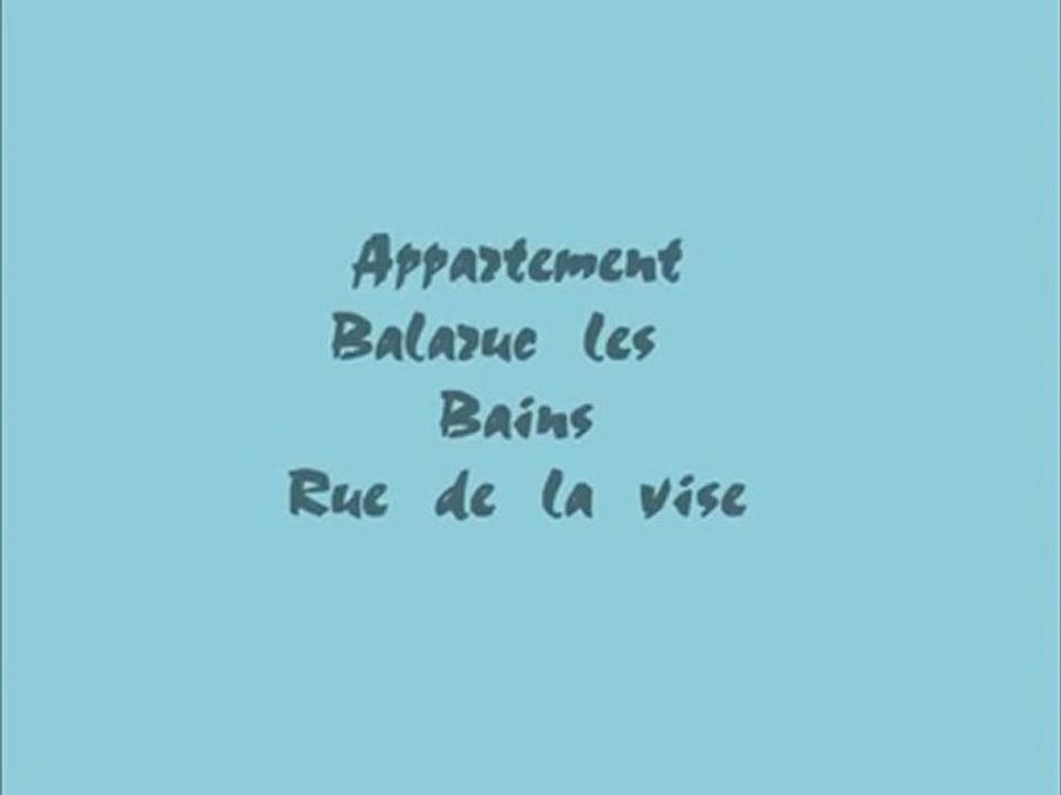 location appartement . spécial curiste à Ballaruc les Bains