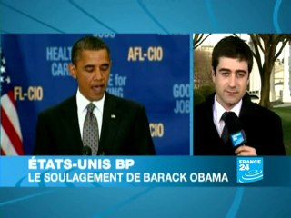 USA - BP : Le soulagement de Barack Obama