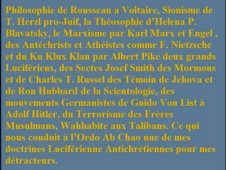 Histoire ses Sociétés Secrètes Lucifériennes