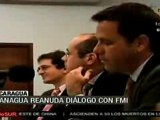 Nicaragua y FMI reanudan conversaciones