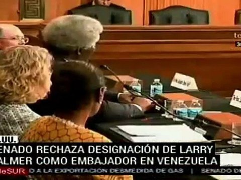 Senado rechaza designación de Larry Palmer como embajador e