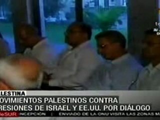 Personalidades palestinas impulsan plan de difusión interna