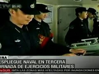 Ejército chino continúa con ejercicios marítimos