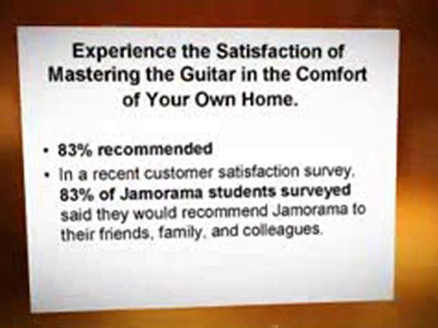 Can you learn guitar with Jamorama Guitar?