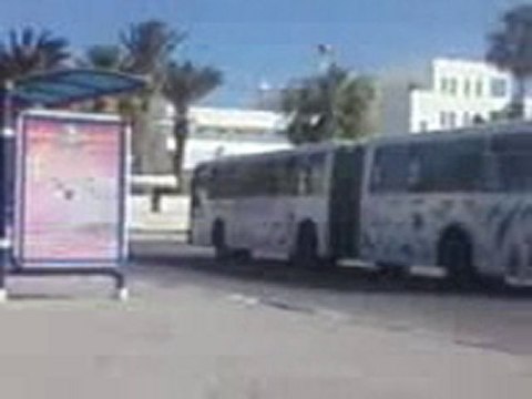bus sts pour sousse a l'avenue farhat hached mahdia
