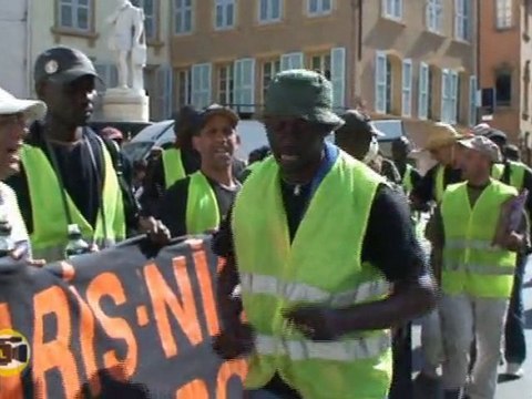 Marche PARIS NICE des Sans-Papiers (dernière semaine)