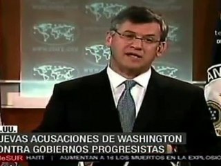 EE.UU. acusa a Venezuela, Cuba y Nicaragua de patrocinar ter