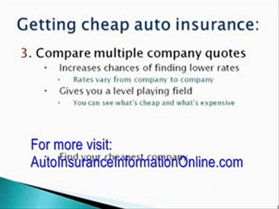 Mexican Auto Insurance - How To Find The Best Insurance Rate