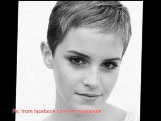 Emma Watson gets new crop haircut