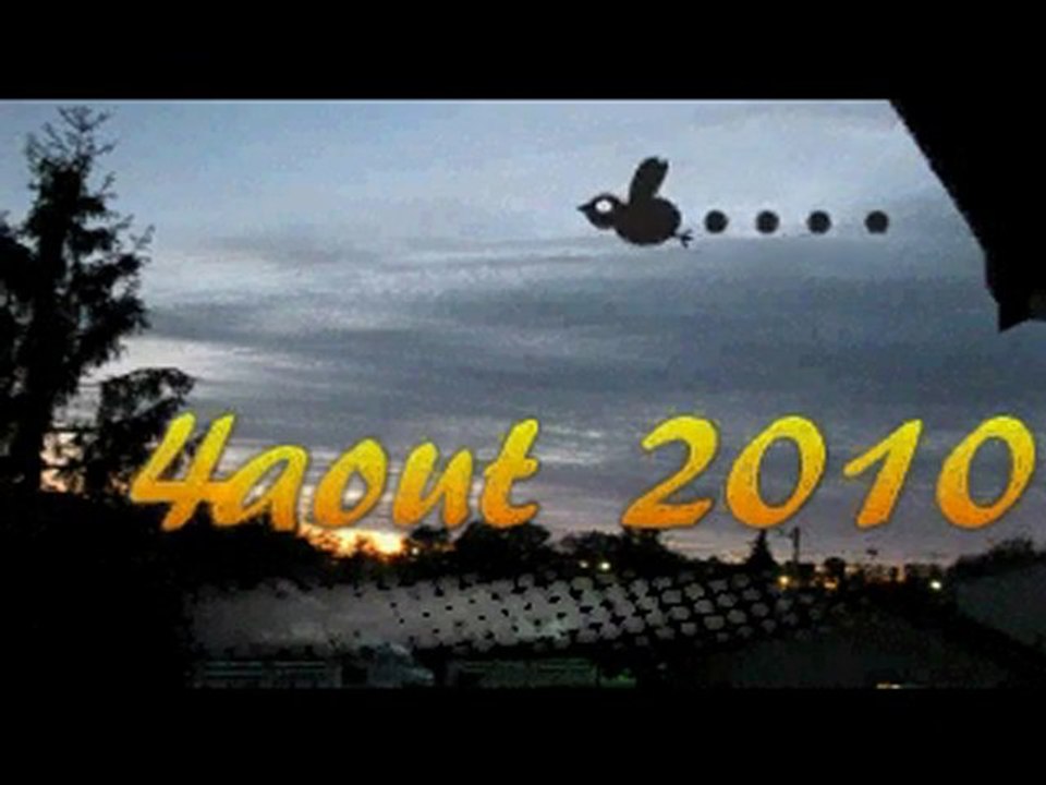 chemtrails de nuit ....