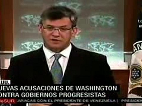 Nuevas acusaciones de EE.UU. contra gobiernos progresistas